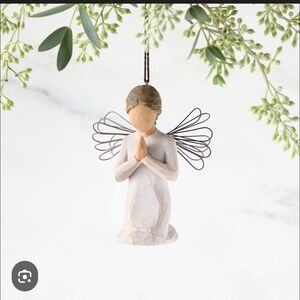 Willow Tree Angel of Prayer Ornament Figurine Christmas Collectible. New In Box
